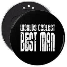 Wedding Parties & Favours : Worlds Coolest Best Ma Pinback Button