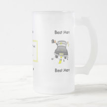 Wedding Party Glass Beer Mug