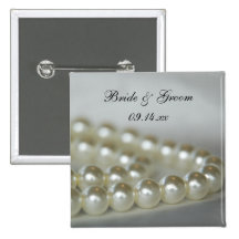 Wedding Pearls Button