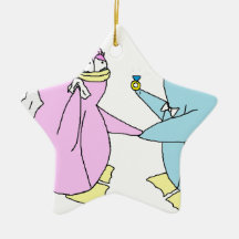 Wedding Penguins Ornament