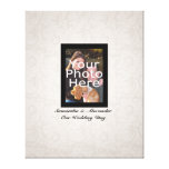 Wedding Photo ~ Guest Signature Canvas Print