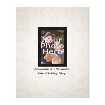 Wedding Photo ~ Guest Signature Canvas Print