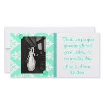 Wedding Photo Thank You Card Customized Photo Card