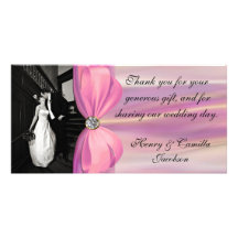 Wedding Photo Thank You Photo Card