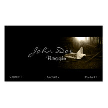 Wedding Photographer Bridal Business card