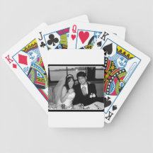 Wedding Picture Options Poker Cards