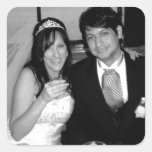 Wedding Picture Options Square Sticker