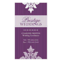 WEDDING PLANNER BUSINESS CARD
