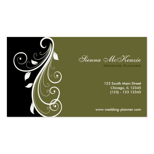 Wedding Planner Business Card