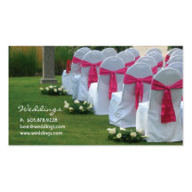 Wedding Planner Business Card Pink 2