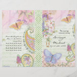 Wedding Program - Wings of Love Collection Personalised Flyer