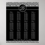 Wedding Reception Seating Chart - Standard Sizes Poster