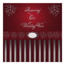 Wedding RENEWAL VOWS CEREMONY INVITATIONS