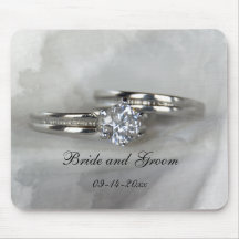 Wedding Rings Mousepad