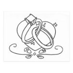 Wedding Rings Post Card