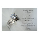 Wedding Rings Wedding Menu Personalised Stationery