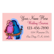 Wedding Services customisable business card