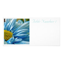 Wedding Table Numbers Personalized Photo Card