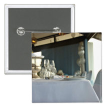 Wedding table with Champagne and Chocolates Button