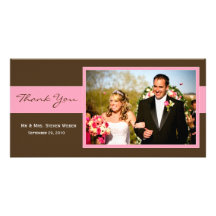 Wedding Thank You Card Custom Photo Card