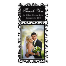Wedding Thank You Card Photo Greeting Card