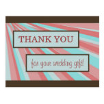 Wedding Thank You Card - Simple Post Card