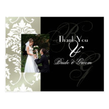 Wedding Thank you postcards insert your photo