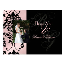 Wedding Thank you postcards insert your photo