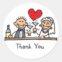 Wedding Thank You Stickers stickers
