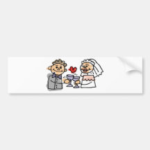 Wedding Themes 36 Bumper Sticker