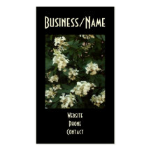 Wedding Veil Lace Hydrangeas Business Card