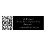 Wedding Website Information Cards Business Card