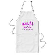 Weddings Parties & Bridal Showers Beautiful Bride Apron