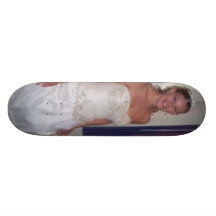 weeding custom skateboard