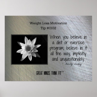 Weight Loss Motivation Poster Tip #0102