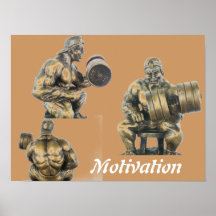 Weightlifting Bodybuilder Poster