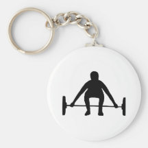 Weightlifting Key Chain