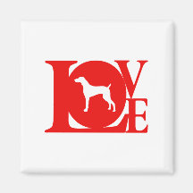 Weimaraner Fridge Magnets
