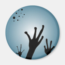 Weird Alien Hands Refrigerator Magnets