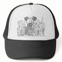 Weird Fantasy Car & Driver Trucker Hat