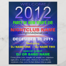 welcome 2012 flyer