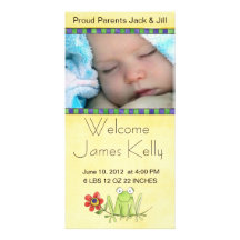 welcome baby photocard customized photo card