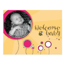 Welcome Baby Post Card