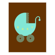 Welcome Baby Unisex Baby Boy Postcard