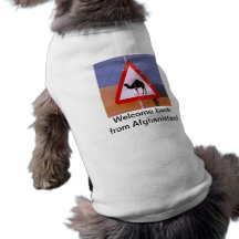 Welcome back from Afghanistan Doggie Shirt