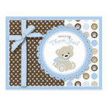 Welcome Bear Boy TY Postcard