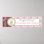 Welcome Bear Girl Banner Poster
