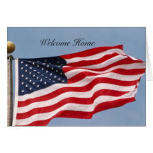 welcome home greeting card