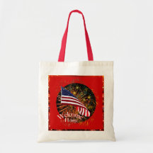 Welcome Home Troops Tote Canvas Bags