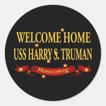 Welcome Home USS Harry S. Truman Sticker